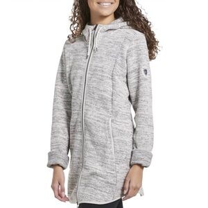 Kuhl Women's Ascendyr Long Gray Hooded Sweatshirt